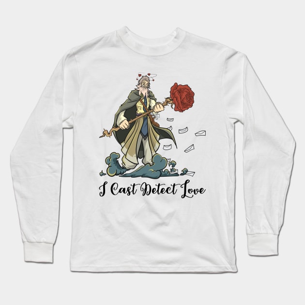 Roleplaying RPG Valentines Day TableTop Wizard Partner Gift Long Sleeve T-Shirt by TellingTales